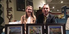 Bethany Burns and Enno Fritsch at RI Monthly Design Awards